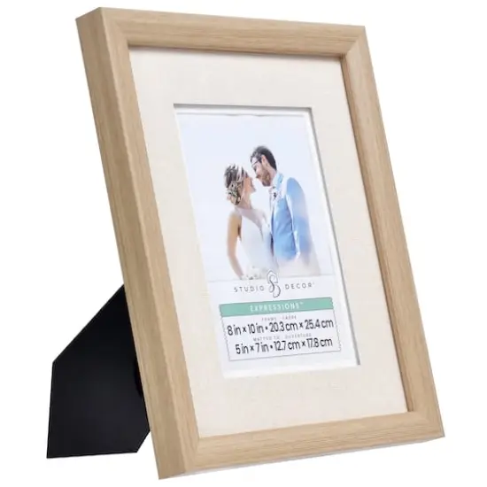 Expressions&trade; Tabletop Frame with Natural Linen Mat by Studio D&eacute;cor&reg; {3}