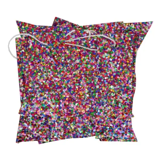 6ft. Multicolor Glitter Happy Birthday Banner by Celebrate It&trade; {3}