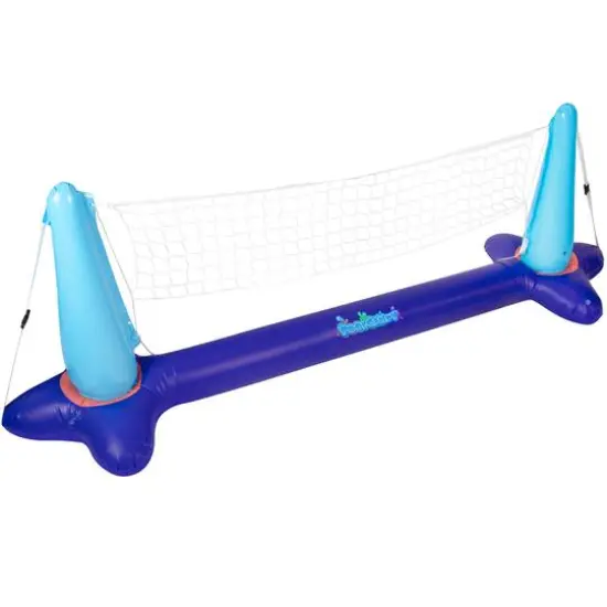 PoolCandy 8.75ft. Giant Floating Volleyball Game Set  {1}