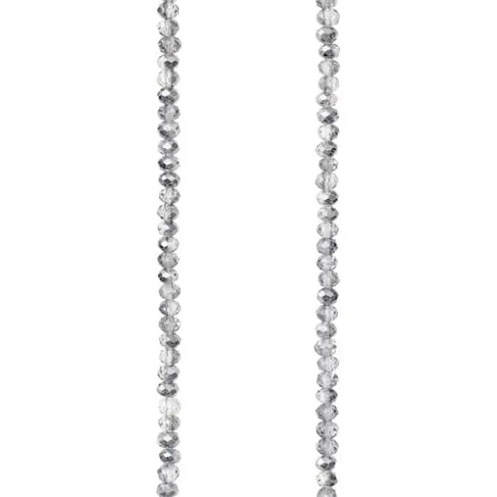 Silver Luster Glass Faceted Rondelle Beads, 3mm by Bead Landing™ {1}