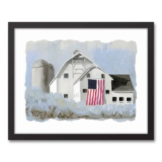 American Harvest Black Framed Canvas {1}