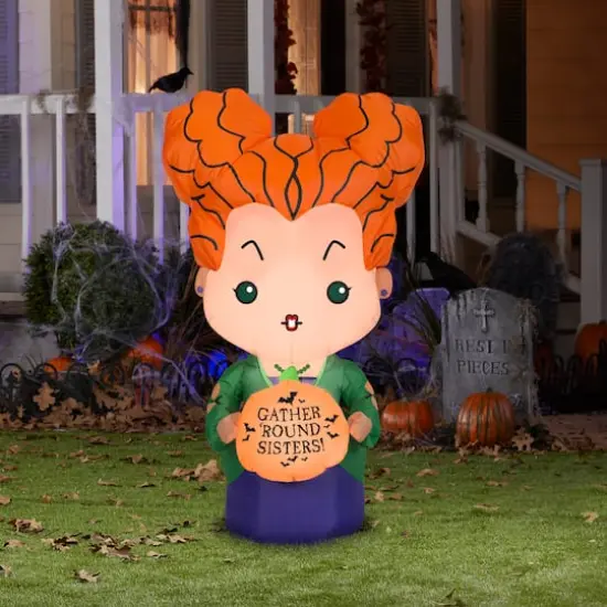 3.5ft. Airblown&reg; Inflatable Hocus Pocus Winifred {4}