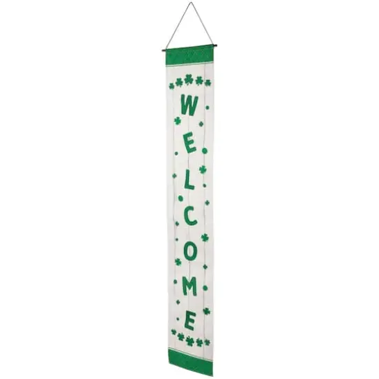 71" Welcome St. Patrick's Day Porch Door Hanging Banner Set {6}