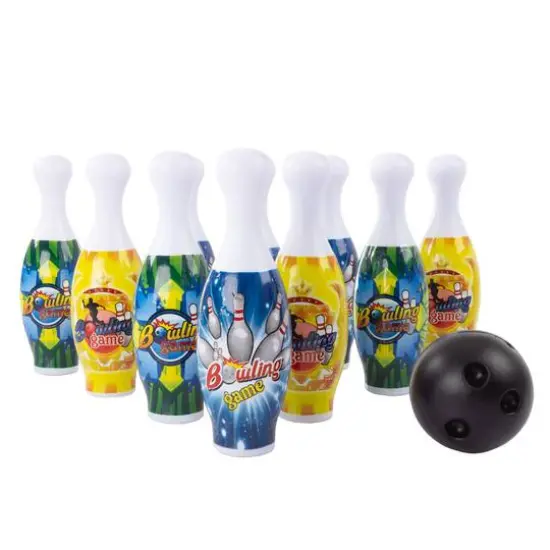 Toy Time Toy Bowling Pin Set {1}