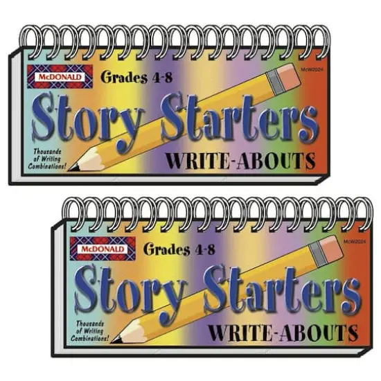 McDonald Publishing&reg; 2-Pack Story Starters Write-Abouts, Grades 4-8 {1}