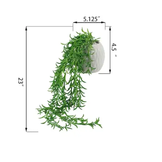 Flora Bunda&reg; 23" String of Bananas in New Ridge Ceramic Planter {3}