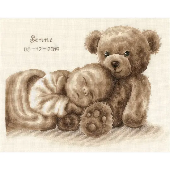 Vervaco Sweet Dreams Record Counted Cross Stitch Kit {1}
