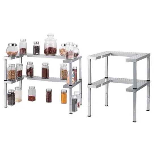 NEX™ Spicy Shelf Patented Stackable Organizer Adjustable Spice Rack {7}