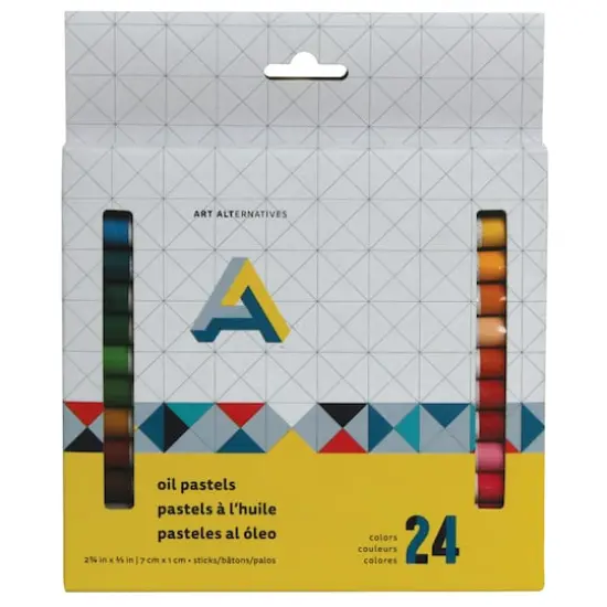 Art Alternatives 24 Color Oil Pastel Set {1}