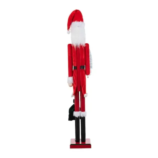 Glitzhome&reg; 42"H Wooden Christmas Santa Nutcracker {8}