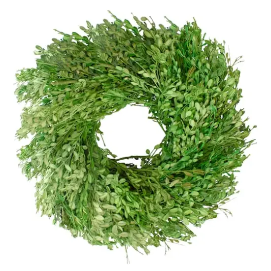 15" Green Foliage Artificial Spring Wreath {1}
