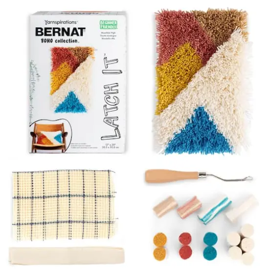 Bernat&reg; Latch It&trade; Mountain High Boho Yarn Kit {1}
