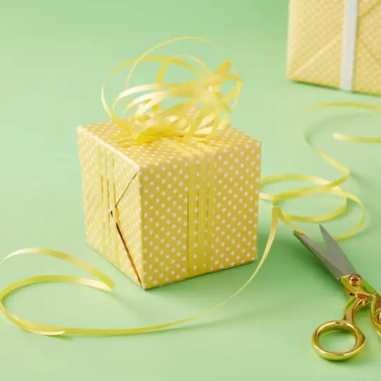 500yd. Textured Curling Ribbon by Celebrate It&trade; Yellow {3}