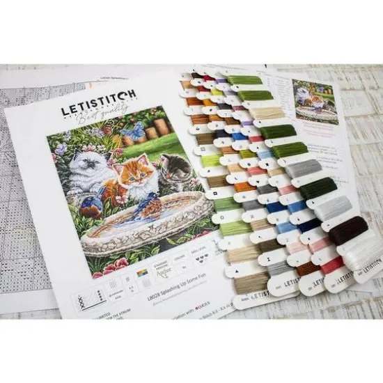 Letistitch Splashing Up Some Fun Counted Cross Stitch Kit {7}