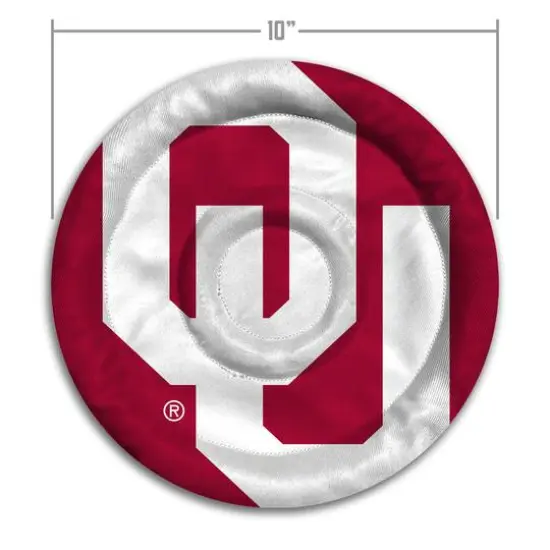 NCAA Flimzee Bean-Bag Flying Disc Oklahoma Sooners {6}