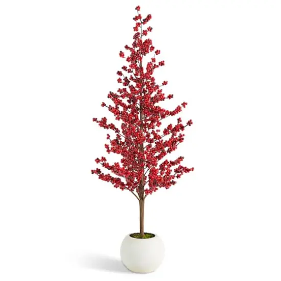 Glitzhome&reg; 41"H Chirstmas Berry Porch Tree {1}