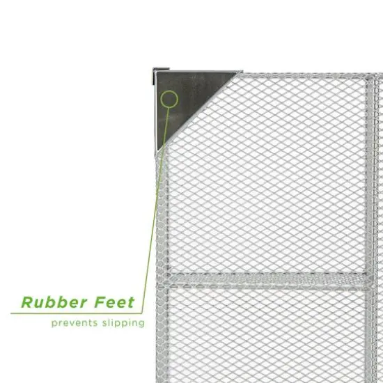 Mind Reader Silver 2 Piece Mesh Deep Drawer Organizer {8}