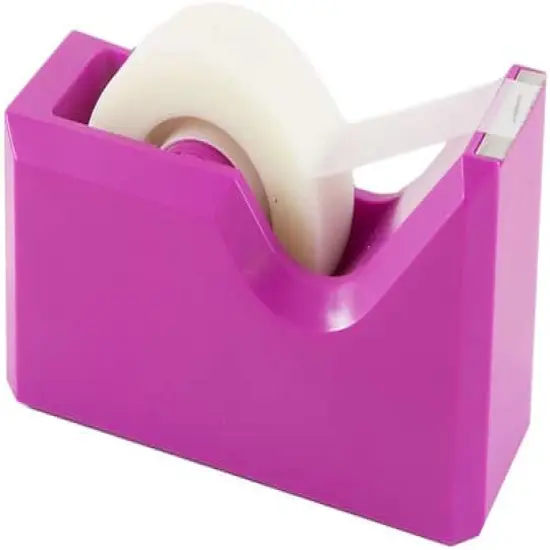 JAM Paper Stapler, Tape Dispenser & Pen Holder Trio Kit Fuchsia {5}
