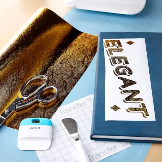 Cricut&reg; Premium Vinyl&trade; Textured Metallic Permanent Gold {3}