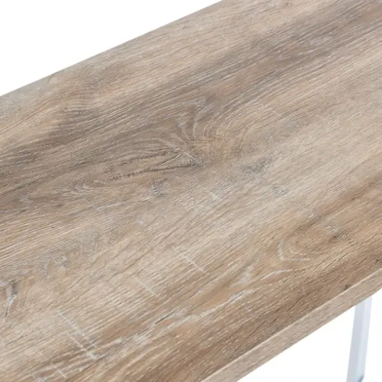 Household Essentials Jamestown 30" Console Table Coastal Oak {5}