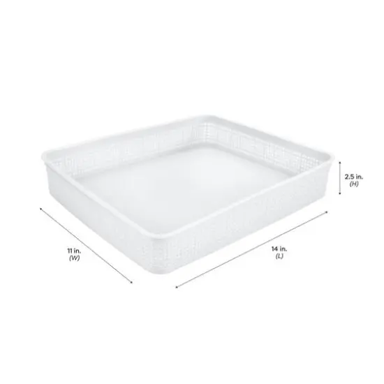 Simplify 10-Piece Organizing Basket Set White {11}