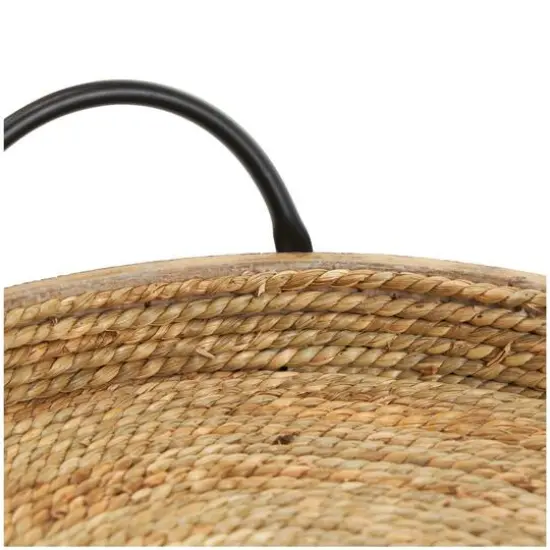 Matte Black Bohemian Nesting Tray Set {9}