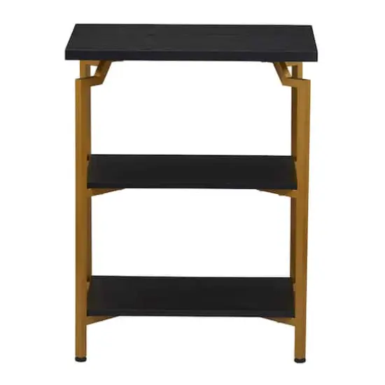 Household Essentials 30" Crown Bookshelf Black {5}