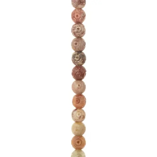 Brown Mix Soapstone Round Beads, 8mm by Bead Landing&trade; {1}