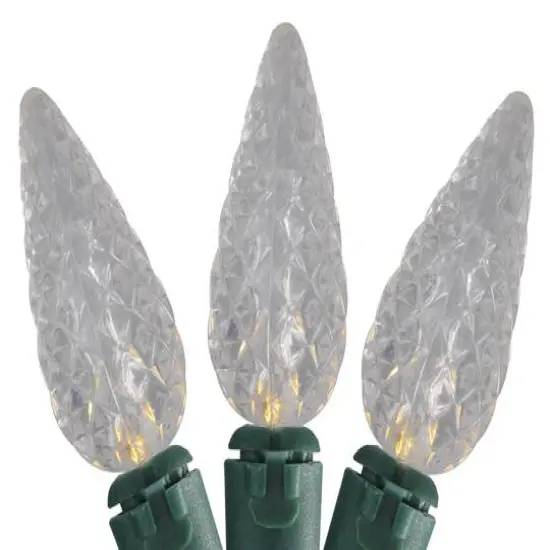 35ct. White LED C6 Mini Christmas String Lights {3}