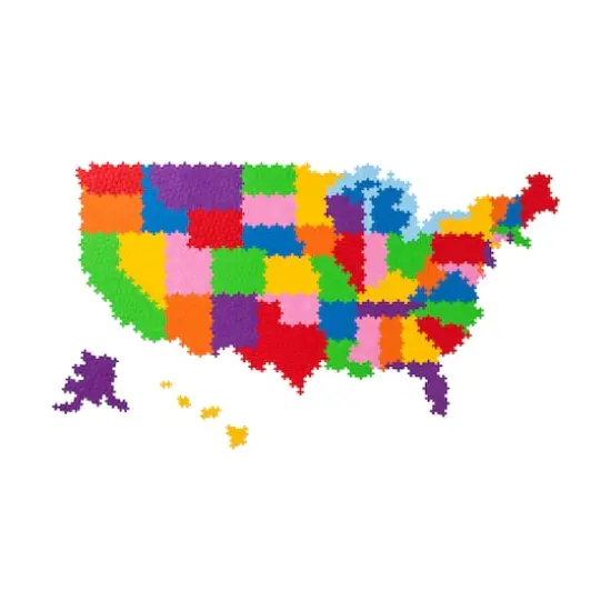 Puzzle By Number - Map of the United States: 1400 Pcs {4}