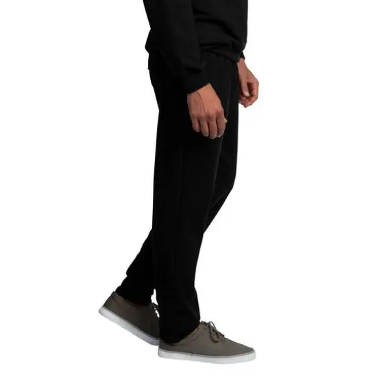 Fruit of the Loom Eversoft Fleece Open Bottom Sweatpant Black {5}