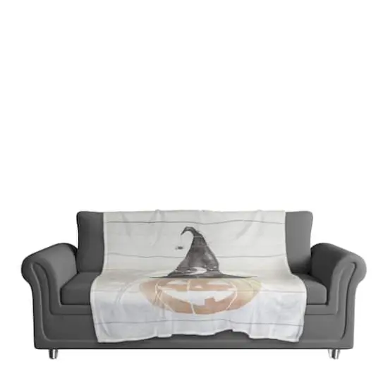 Witch Hat Fleece Throw Blanket {3}