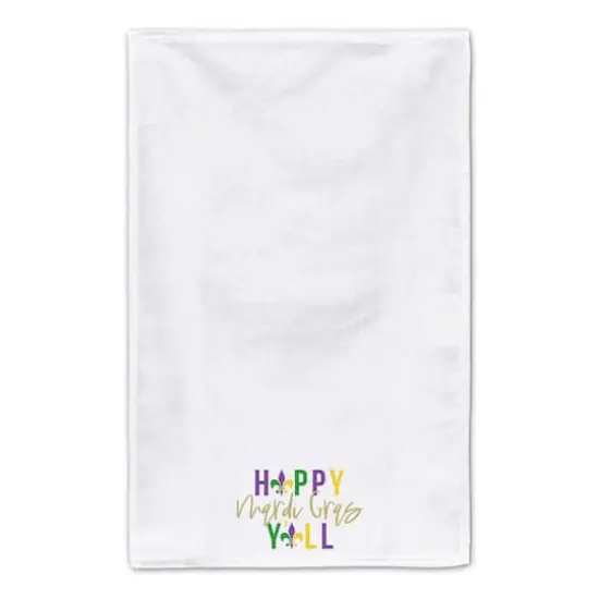 Mardi Gras Stripes Tea Towel Set {5}