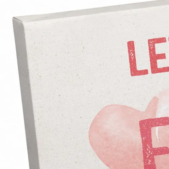 Let's Fall In Love Canvas Wall Art {4}