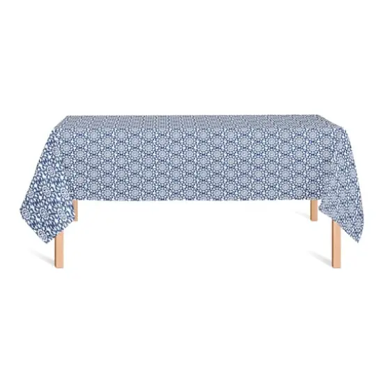 Radial Shibori Pattern Tablecloth {3}