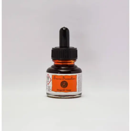 Sennelier Drawing Ink, 30mL Orange {1}