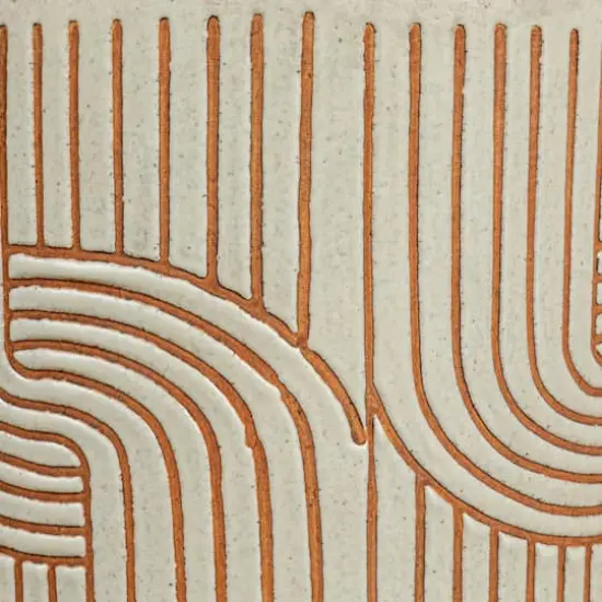 Hello Honey&reg; 8" Modern Arched Design Terra Cotta Planter {4}