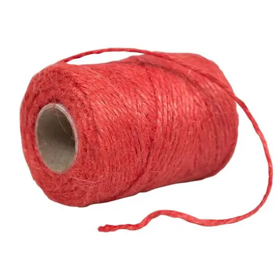 JAM Paper 1/4" x 73yd. Paper Kraft Twine Red {5}