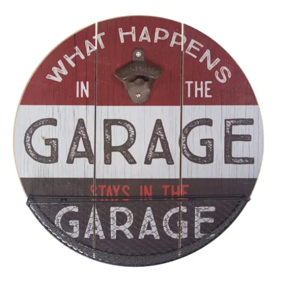 What Happens In The Garage Bottle Opener & Cap Catcher {5}