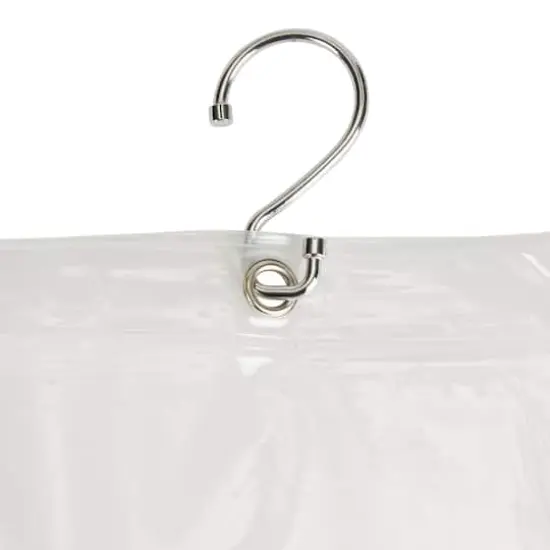 Bath Bliss Sanitized Shower Liner PVC Super Clear {7}