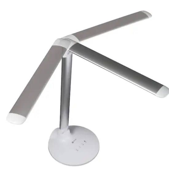 OttLite Wellness Series 29" White Command LED Desk Lamp with Voice Assistant {4}