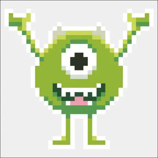 Camelot Dotz&reg; Beginner Mike Wazowski Fun Diamond Painting Kit {4}