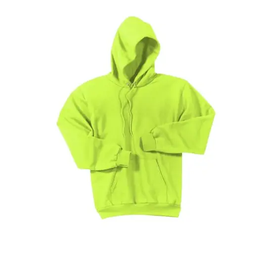 Port & Company&reg; Tall Essential Fleece Pullover Hooded Sweatshirt Safety Green {1}