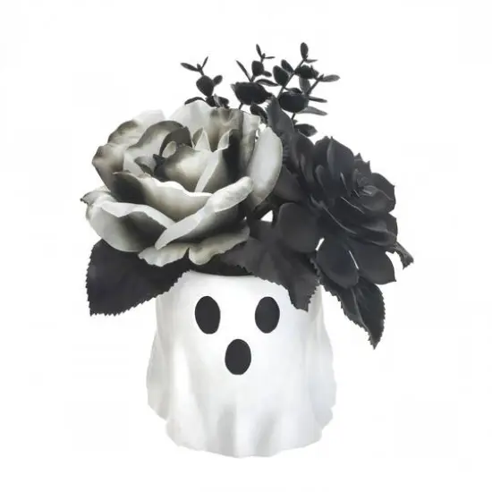 6.5" Potted Rose & Succulent in Ghost by Ashland&reg; {1}