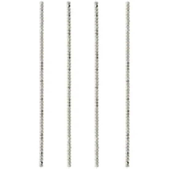 Metal Faceted Rondelle Beads, 2mm by Bead Landing&trade; Silver {4}