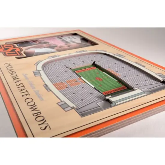 College Football 3D StadiumViews Picture Frame Oklahoma State Cowboys {5}