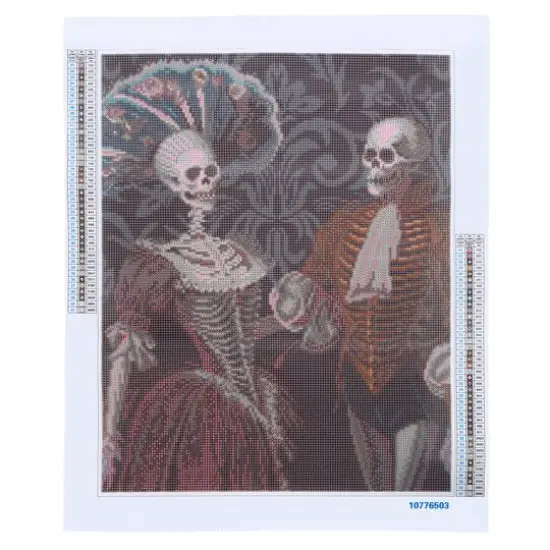 16" x 20" Regency Skeletons Diamond Art Kit by Make Market® {3}