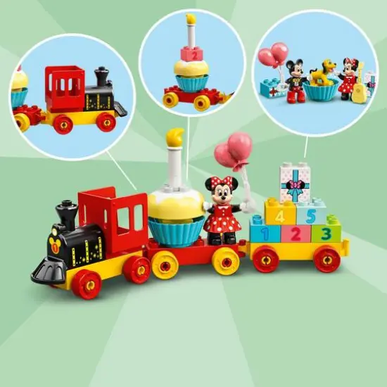 LEGO&reg; DUPLO&reg; Disney Mickey & Minnie Birthday Train 10941 Building Toy (22 Pieces) {6}