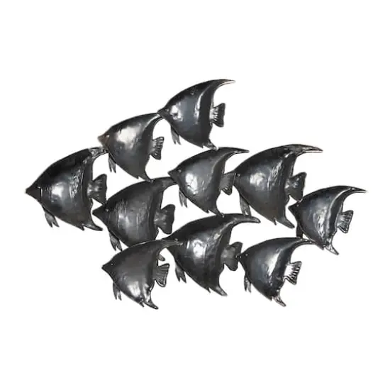 Multicolor Metal Coastal Fish Wall D&eacute;cor {5}