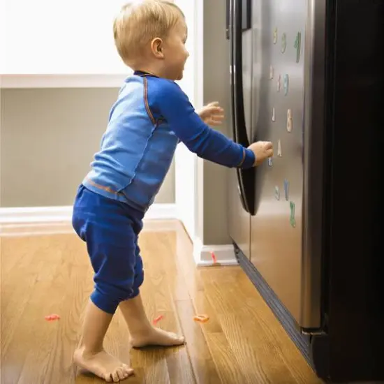 Toy Time Math & Alphabet Wooden Refrigerator Magnets Set {8}